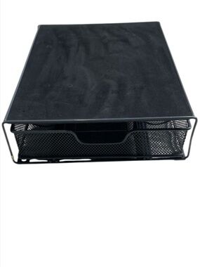 Tassimo Coffee Machine and Capsule Wire Mesh Holder Grey Black Pull Out Drawer